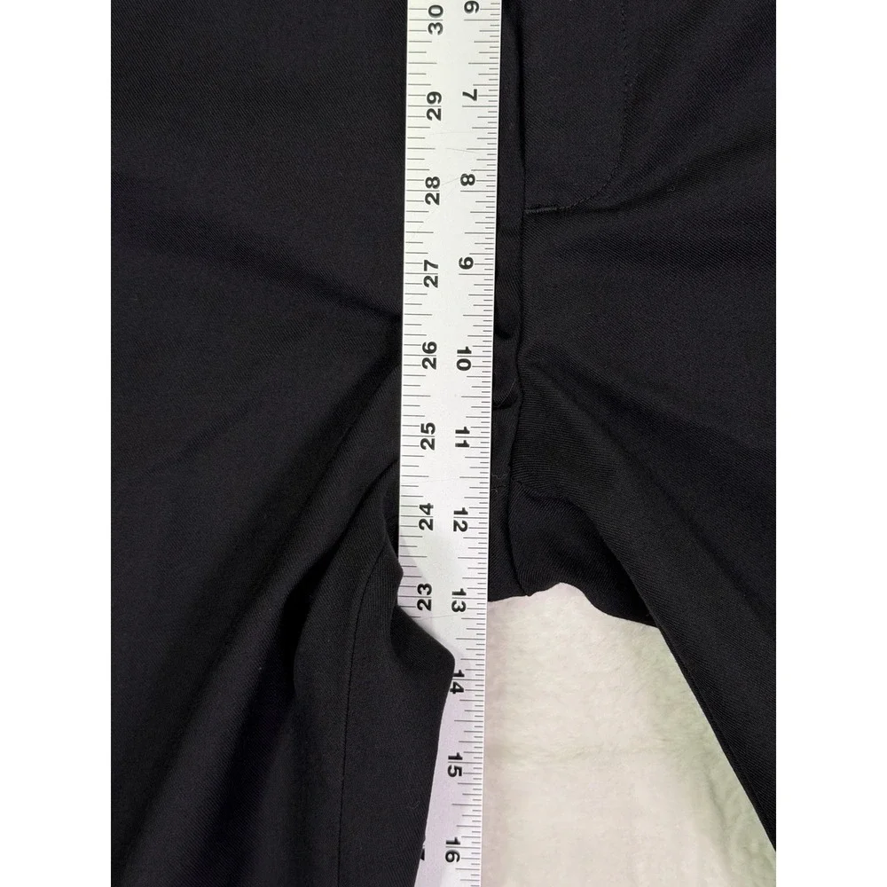 Kenneth Cole Reaction Dress‎ Pants Mens 40x30 Black Flat Front Straight